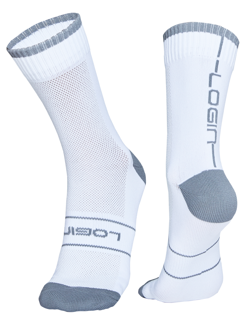 Weiße/graue Socken                                