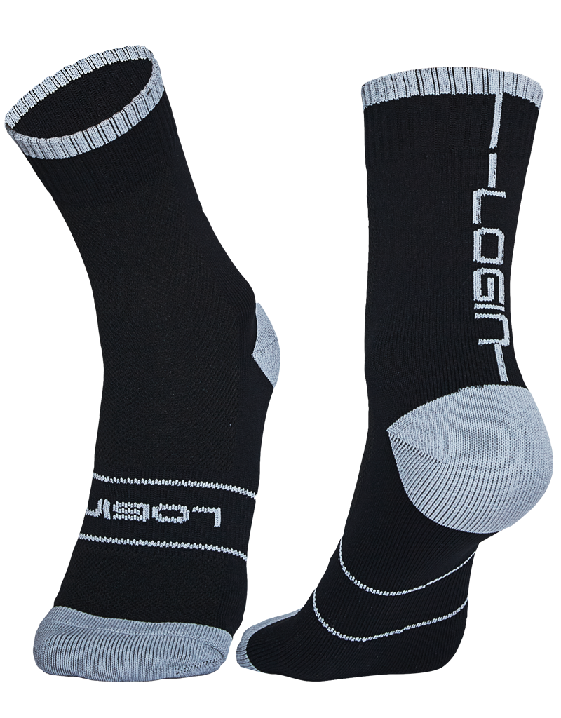 Black/Grey Socks